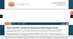Desktop Screenshot of interstylpak.pl