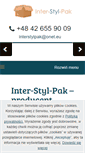 Mobile Screenshot of interstylpak.pl